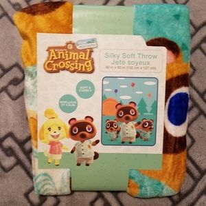 Animal Crossing throw blanket